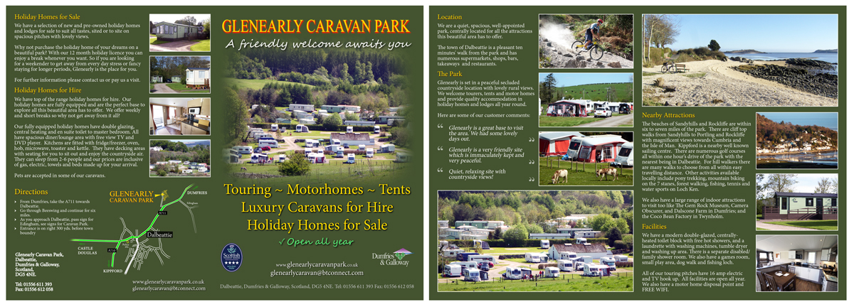Brochures, Glenearly Caravan Park